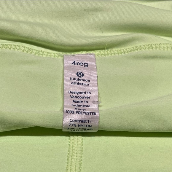 Lululemon Run: Pace Setter Skirt Petit Dot Faded Zap / Faded Zap Size 4 - Picture 7 of 8